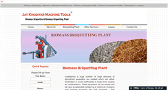 Desktop Screenshot of biomassbriquetting.net